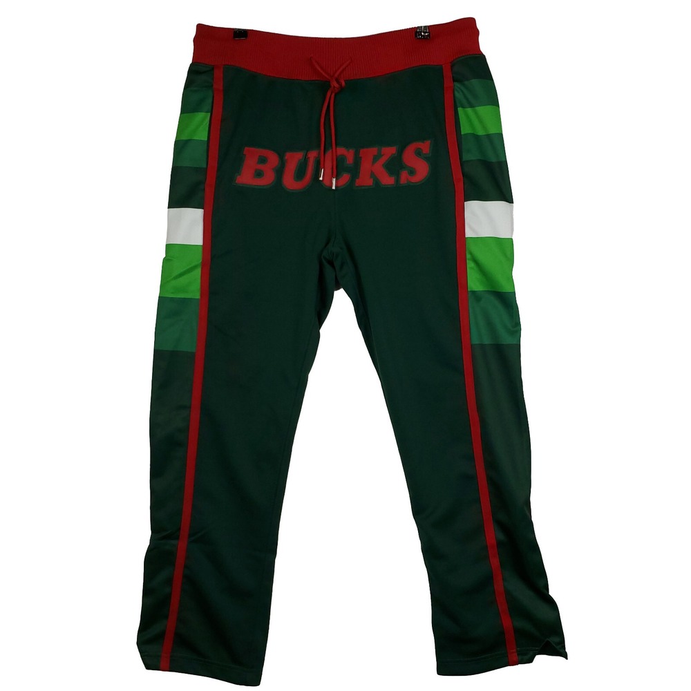 Just‎ Don Milwaukee Bucks Mitchell & Ness NBA Large Jersey Pants Green NWT